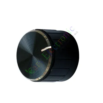 

Wholesale and retail 10pc 23mm Pedal Top skirted Black knob Guitar tube Amp JAZZ BASS audio DIY parts free shipping