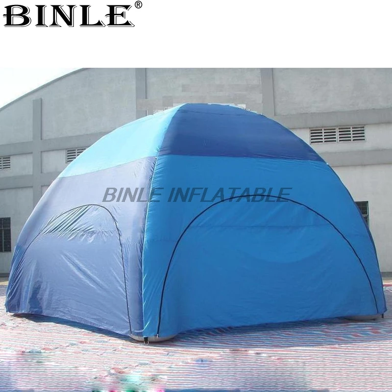 

High Quality 6x6m Blue Inflatable Spider Tent With removeable panels Inflatable Canopy Tent Inflatable Gazebo For Events