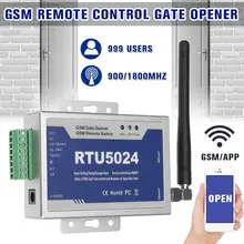 RTU5024 обновление GSM Открыватель ворот реле дистанционного управления дверной доступ беспроводной дверной Открыватель 999 пользователей по бесплатному звонку 900/1800 МГц