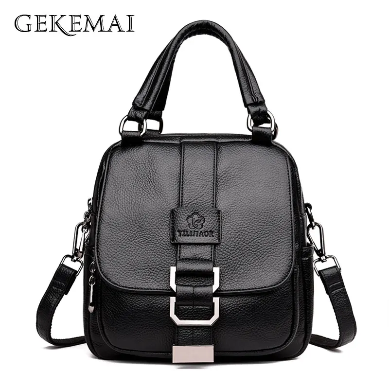 

Fashion Women Belts Backpack Luxury Travel Leather Bagpack Designer Ladies School Bags for Girls Small Bagpack Mochilas Feminina