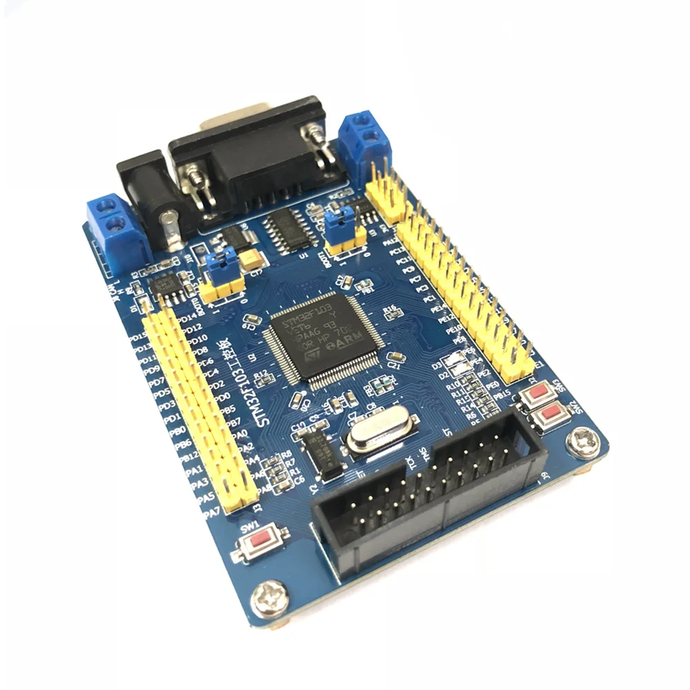 5 компл./лот STM32 макетная плата может RS485 STM32F103VET6 минимальная системная плата ARM MCU обучения линия пояса