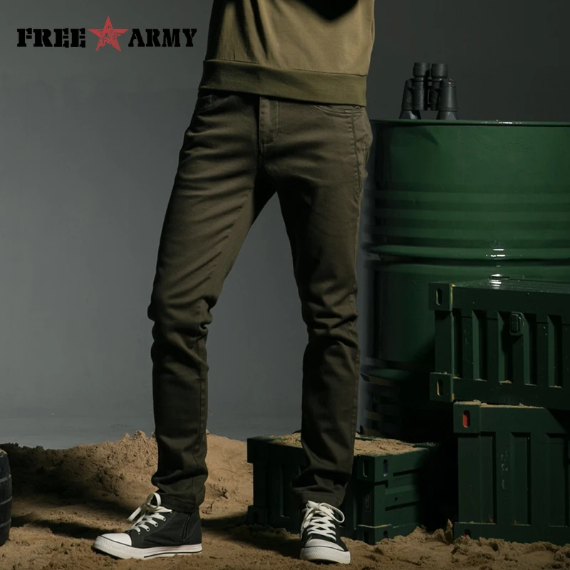 Бесплатная армейский бренд зимние повседневные хлопковые брюки мужские брюки армейские зеленые прямые обычные брюки мужские осенние