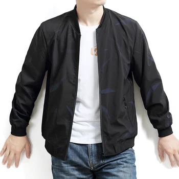 

8XL 7XL Oversize Men Windbreaker Cycling Jackets Male Male's Zip Thin Coat 2019 Spring autumn Sport Outdoor Jackets Sportwear