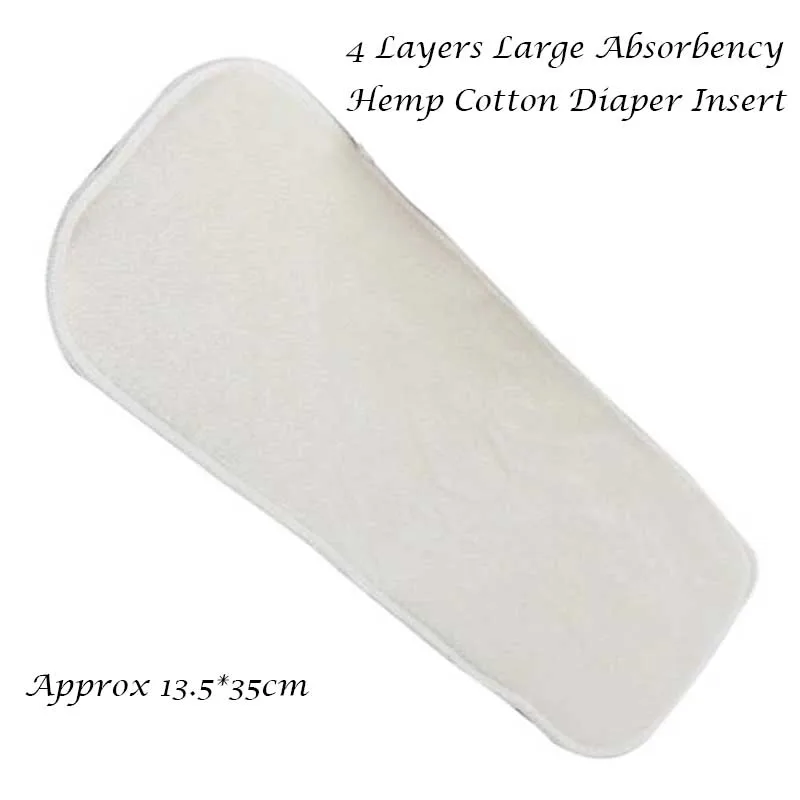 1pc Insert 6 Конопли тканевые подгузники, вставка из микрофибры древесного угля из бамбуковых волокон, впитывающей пеленальный коврик вставки для подгузника вкладыши для повторного использования - Цвет: 1pc Insert 6