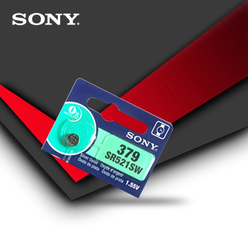 

1pcs Sony 100% Original 379 SR521SW D379 SR63 V379 AG0 Watch Battery Button Coin Cell MADE IN JAPAN 100% Original Brand