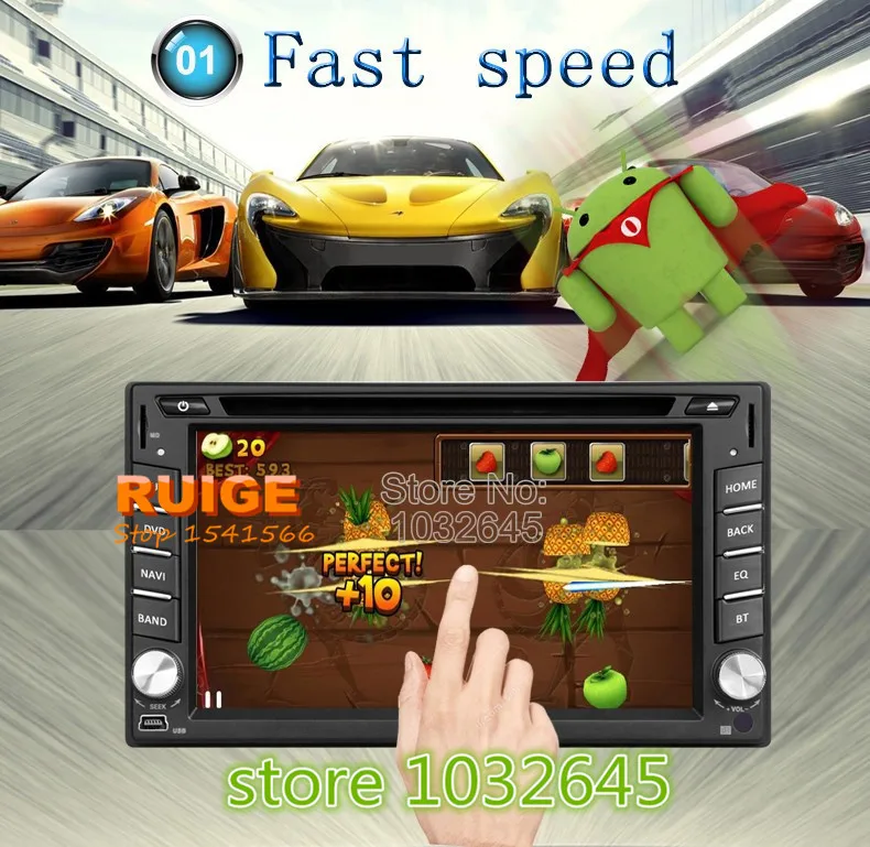 Best Universal 2 din Android 8.1 Car DVD player GPS+Wifi+Bluetooth+Radio+1 GB CP+ DDR3+Capacitive Touch Screen+3 G WIFI +car pc+aduio 1