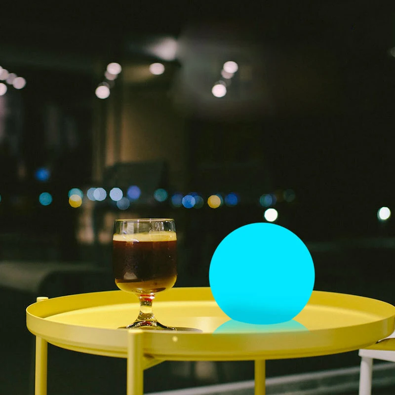 

Romantic Remote Control LED Ball light Indoor Home Table Lamp Garden Lawn Light Wedding Party illuminated Globe Bar Decoration