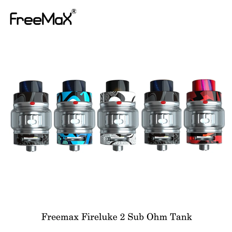 Free Shipping  (5pcs/lot) Electronic Cigarettes Freemax Fireluke 2 Tank Subohm 5ml Atomizer With X/TX Mesh Coil Ta