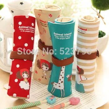 

Free Shipping 2014 New Arrival High Quality Twilight New Moon Pencil Case Cosmetic Linen Pen Pouch Bag MAKE UP brush art