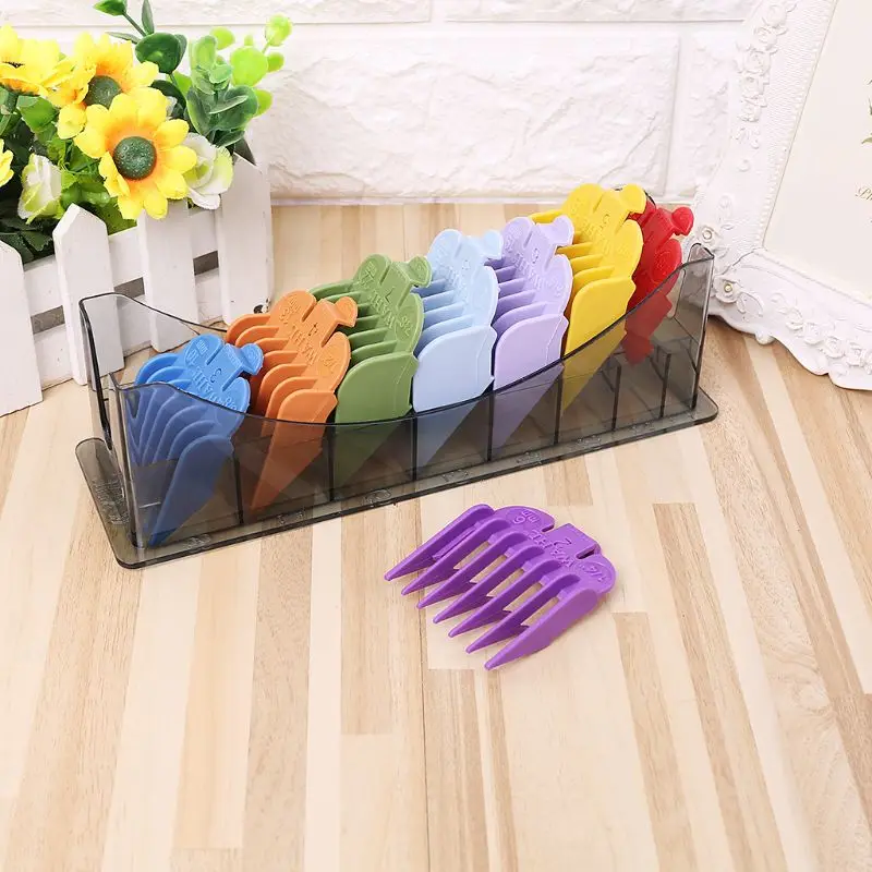 

1Pcs 8 Grid Base For 8P Universal Hair Clipper Limit Comb Guide Attachment Size Barber Replacement