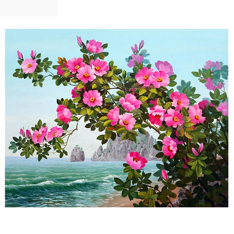 Huacan-Diamond-Mosaic-Flowers-Full-Square-Drill-Embroidery-Patterns-Rhinestone-Handmade-Kits-Diamond-Painting-Cross-Stitch