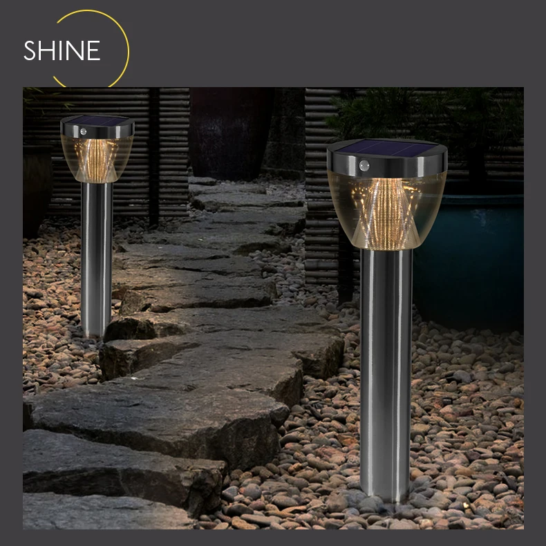 Coluna de Energia Lâmpada de Indução Luz do Jardim ao ar Savia Livre Solar Ip44 5 Cheap Lâmpadas solares