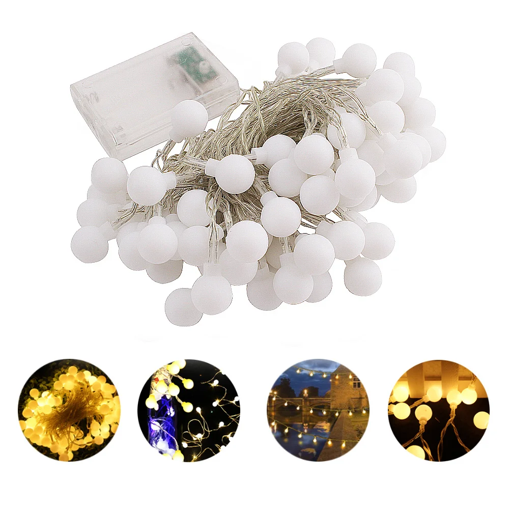 1 5m 3m 10m fairy ball string lights led christmas garland garland light power