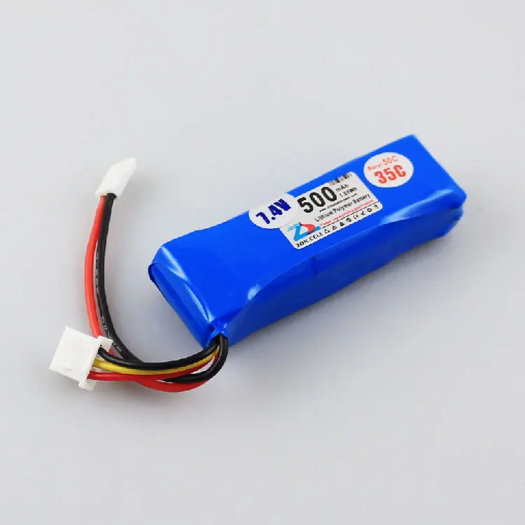 Bateria de Polímero de Lítio de Energia Núcleo de 701855 Novo Helicóptero Aeromoing Ferramenta Li-ion Recarregável Elétrica Celular no 500mah 7.4v - Image 5