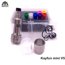 Новейшие RDA Kayfun мини v5 электронная сигарета Ввиду Распылитель субтанке подходит для механической мод распылитель VS kayfun мини v3 e сигареты