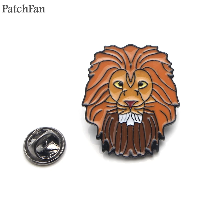

Patchfan Lion kings PUMBAA Zinc tie cartoon Funny Pins backpack clothes brooches for men women hat decoration badges medal A1843