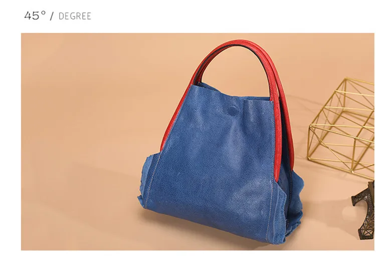 Новая женская Повседневная сумка в Европейском стиле, женская модная сумка из натуральной кожи