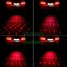 Auto Motor Anti Collision Rear-end Laser Projection Fog Light Safety Warning Lamp Lens #5827
