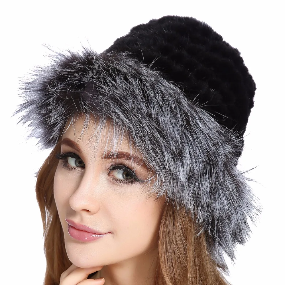 

ZY84003 Autumn Winter Ladies' Genuine Mink Fur With Fox Fur Grapes Style Hats Fur Cap 2016 Hot Sell Popular Hat