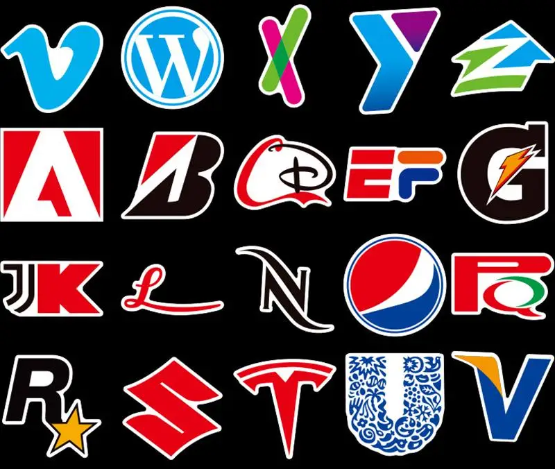 50pc/Lot Graffiti Stickers Figure APP Logo Cartoon Kids Stickers Scrapbooking Guitar Notobook Moto Skateboard Waterproof Sticker