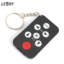 LEORY 1 шт. Универсальный мини 7 кнопочный инфракрасный ИК ТВ пульт дистанционного управления Лер брелок для ключей беспроводной ТВ набор смарт-управление Лер