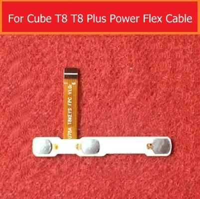 

100% original switch on off Power Volume button Flex cable For CUBE T8 T8 PLUS U78A conductive flex + Sticker glue replacement
