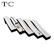 Ожерелье Стенд ювелирный дисплей для кулона Серебряный держатель ожерелье стент витринная стойка Органайзер чехол ювелирное шоу