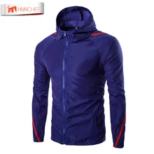 100% Original HNMCHIEF Fashion Jacket Men’s Clothing Sunscreen Hooded Jacket Casual Windbreaker Zipper Coats Outwear Dropship