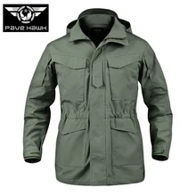 М65 США тефлон Водонепроницаемый Весна тактический куртка Открытый военный Мульти-карманы ветровка Верхняя одежда пальто отдых туризм куртки