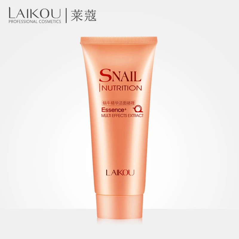 

LAIKOU Snail Nutrition Essence Snail Facial Cleanser Multi Effects Face Wash Anti Aging Mild Exfoliating Gel Deep Pore Cleansing