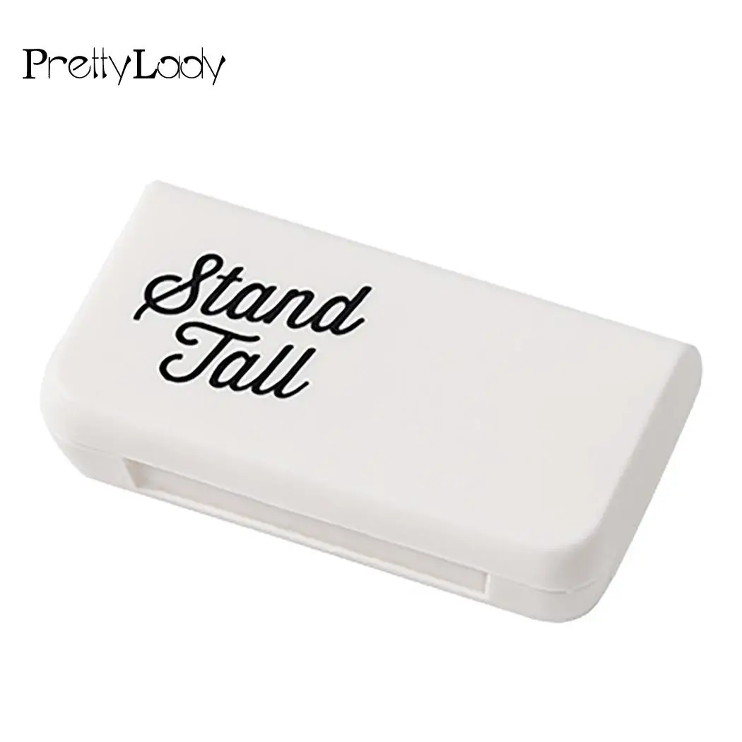 

Kit Container Pill Storage Flamingo Medical Portable Boxes Pattern Case Leaf