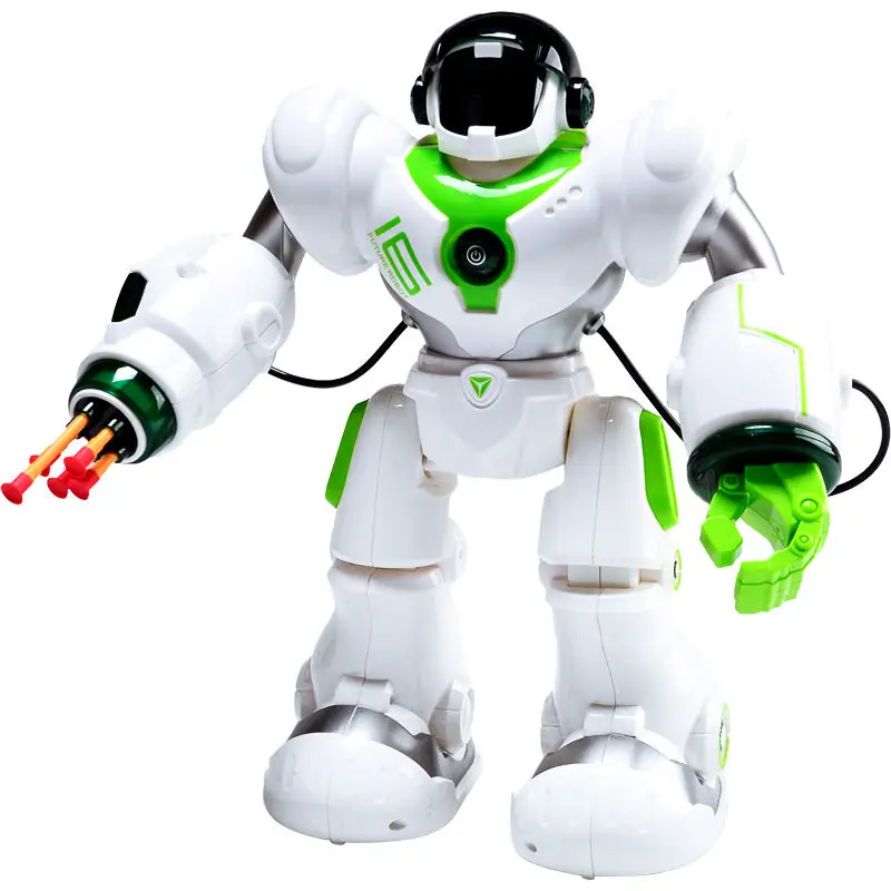 

Program Defender Intelligent RC Dancing Robot Remote Control Toy Universe X-Men Warrior Shooting Soft Bullet of Kid Present Gift