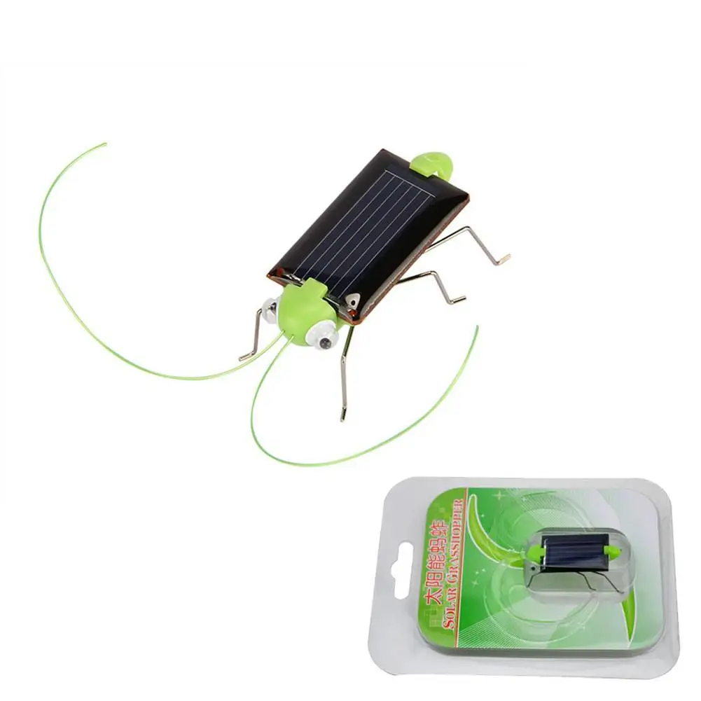 الطاقة الشمسية الكريكيت التعليمية لعب الأطفال مبتكرة DIY اللعب الحشرات لعبة