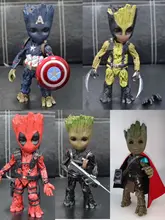 Guardians of the Galaxy Vol. 2 Captain America deadpool Wolverine Logan Howlett Thor Groot figure deadpool classic vol 1
