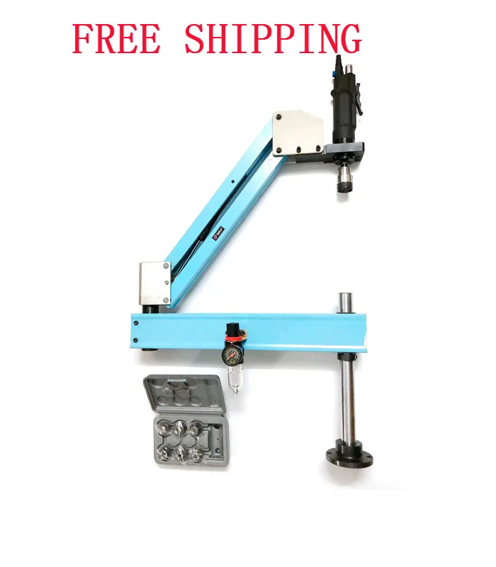 

M3-M12 Vertical Type Pneumatic Air Tapping Tools Machine-working Taps Threading Machine Tapping Capacity Pneumatic Free shipping