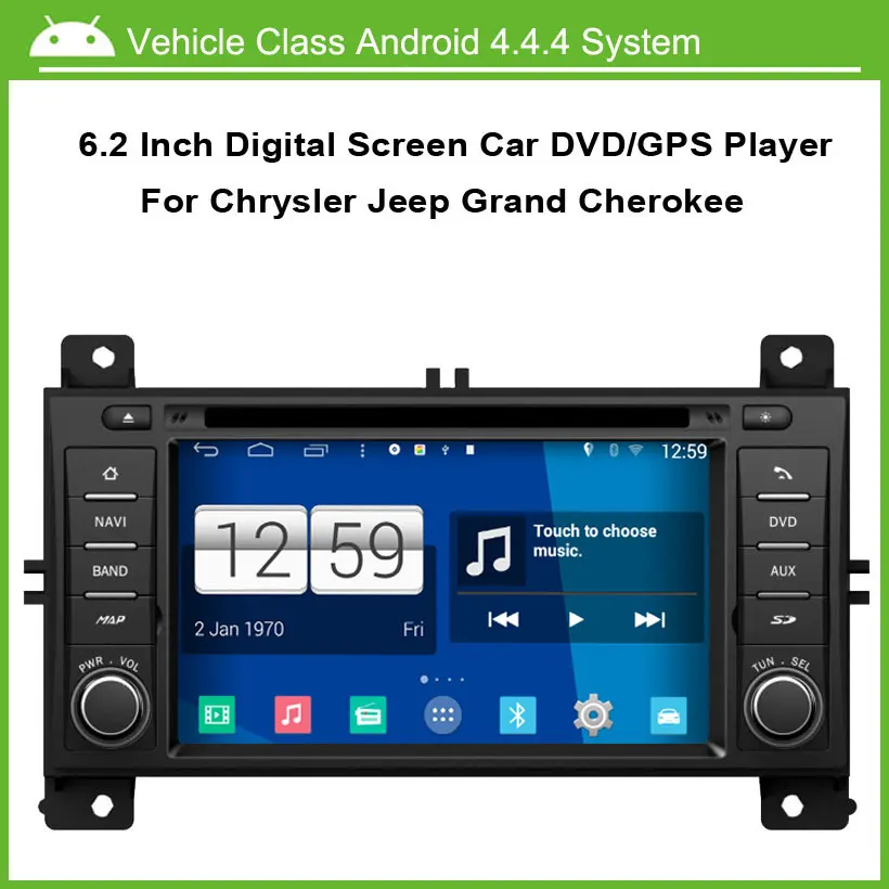 

auto Android Car DVD Video player for Jeep Grand Cherokee GPS Navigation Multi-touch Capacitive screen,1024*600 high resolution.