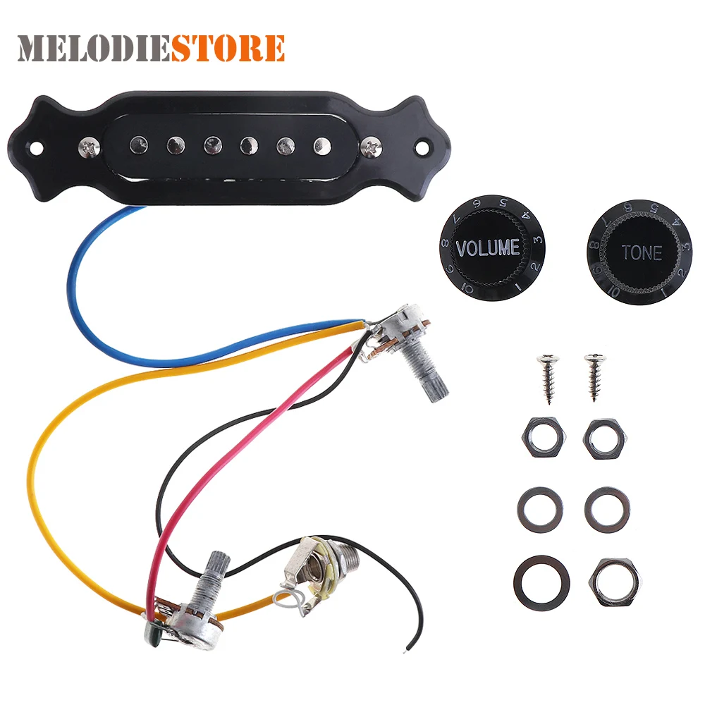 Copper Single Coil Noiseless Acoustic Guitar Pickup Guitar