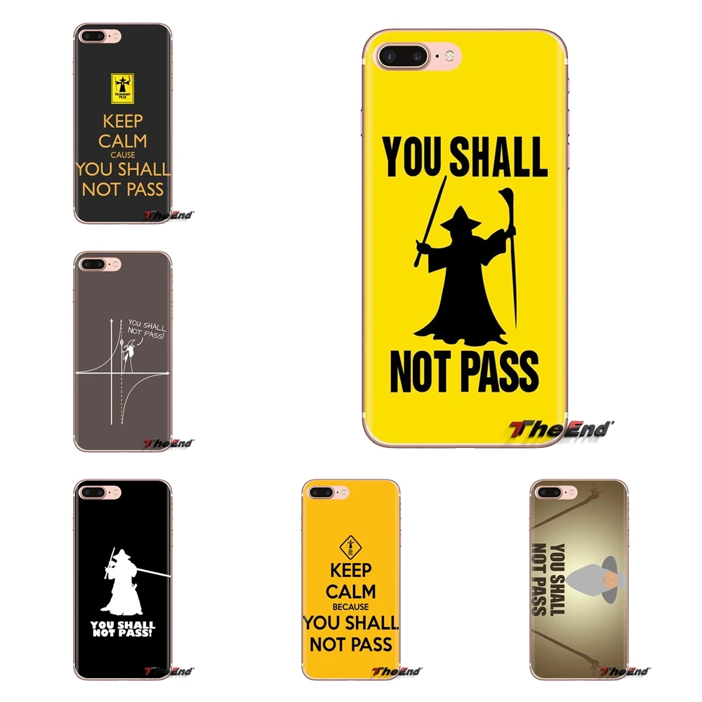 You shall not pass The Lord of the Rings For Oneplus 3T 5T 6T Nokia 2 3 5 6 8 9 230 3310 2.1 3.1 5.1 7 Plus 2017 2018 TPU Covers |