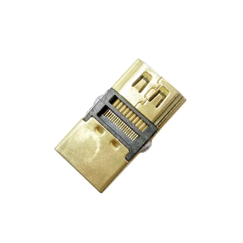DIY HDTV 4.1 F/F HDMI Female Coupler Extender Adapter To HDMI Female Plug For 1080P HDMI Cable Extension Connector Converter
