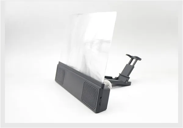 12'' Folding Mobile Phone Screen Magnifier 3D HD Screen Amplifier Stand Bracket