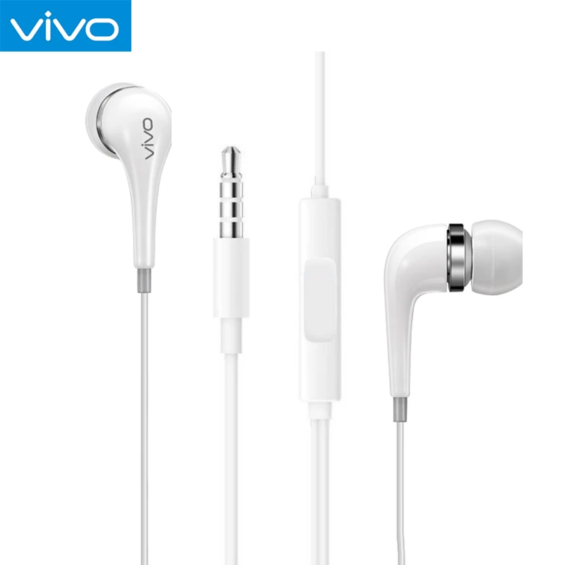 

New Original VIVO XE600i Headsets for VIVO X6 X7 X9 X20 X21plus X23 y67 y85 In-Ear with 3.5mm Plug Wire Controller earphone