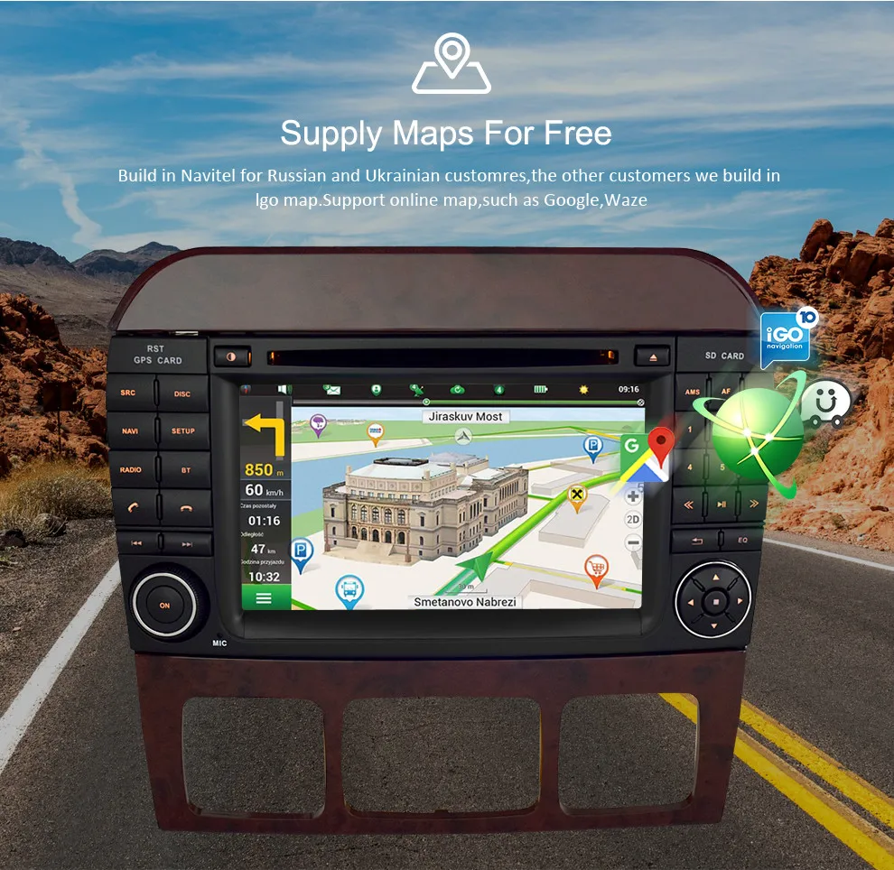 Sale 7" Android 9.0 Car DVD Player GPS Navigation For Benz SCL Class S320 S350 W220 W215 CL600 1998-2005 Audio Video Radio Multimedia 2 Sale 7" Android 9.0 Car DVD Player GPS Navigation For Benz SCL Class S320 S350 W220 W215 CL600 1998-2005 Audio Video Radio Multimedia 2