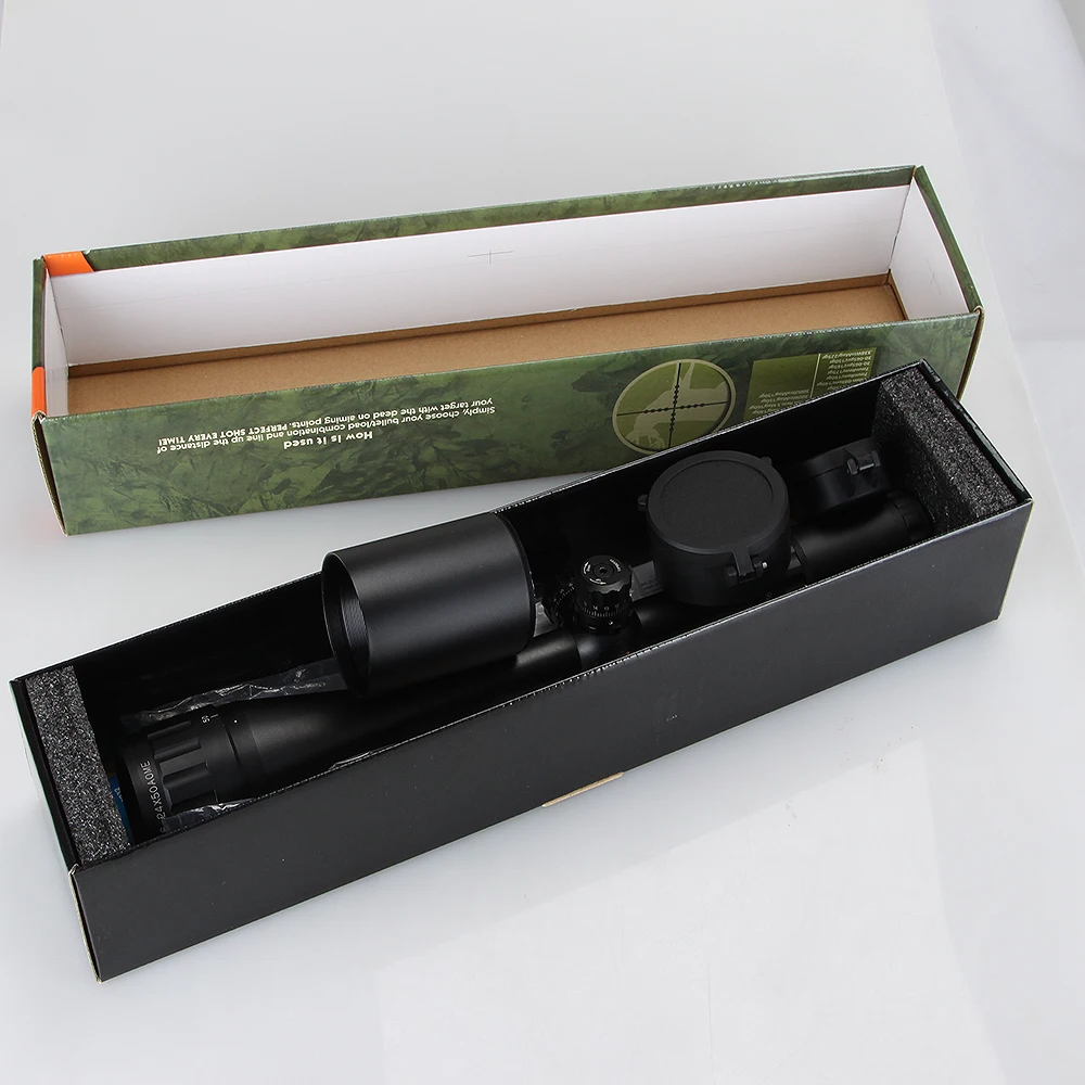 Marcool 6 24x50 HD Red Dot Сфера Тактический RGB Illuminaed вторая фокальная плоскость прицел для