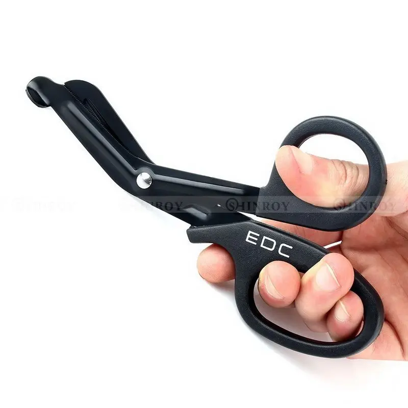 

EDC Shears Paramedic Medical EMT Scissor Bandage Cutter Outdoor Tactical Gear Paracord EDC Pocket Tool