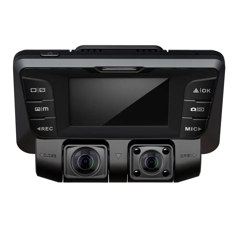 Модернизированная 2 7 &quotмини Автомобильная DVR фронтальная и задняя камера FHD 1080P +