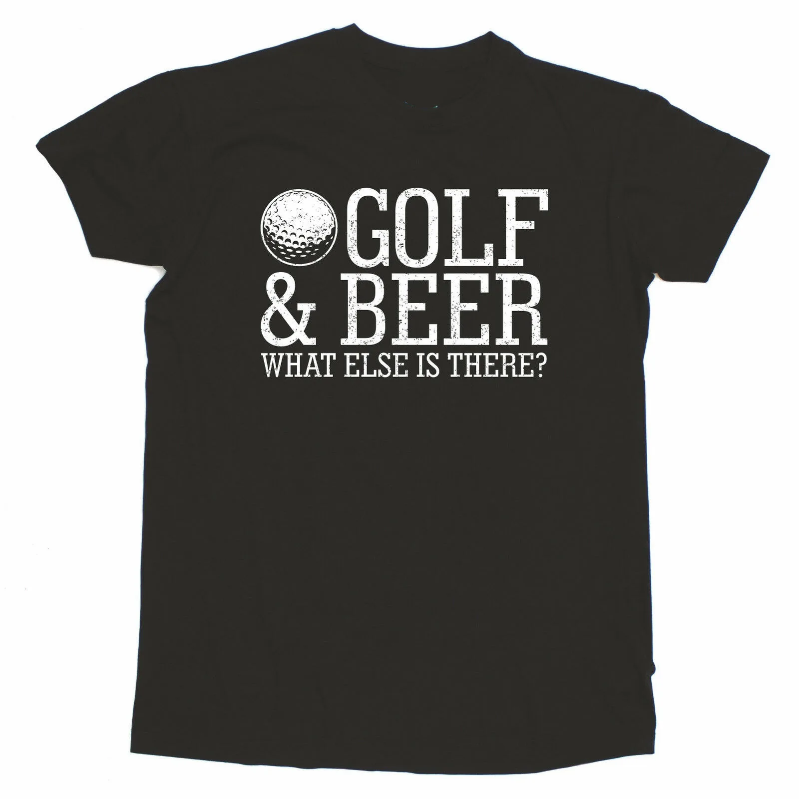 Golf &amp Beer What Else Is There T-SHIRT Golfing Club Humour Bi 2019 Fashion New Summer Classical Solid Color Short Sleeve T Shirt | Мужская