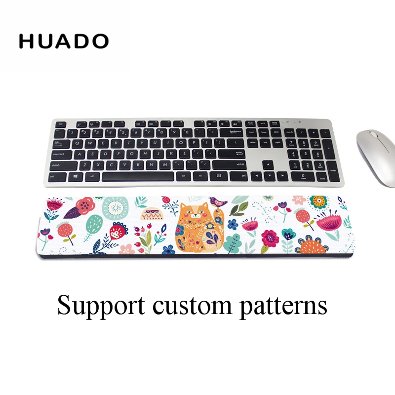 

Comfortable Wrist Rest Gaming Keyboard Mouse Wrist Rest with Non-Skid Mat Soft Wrist Pad Cushion filled for Notebook/ Desktop
