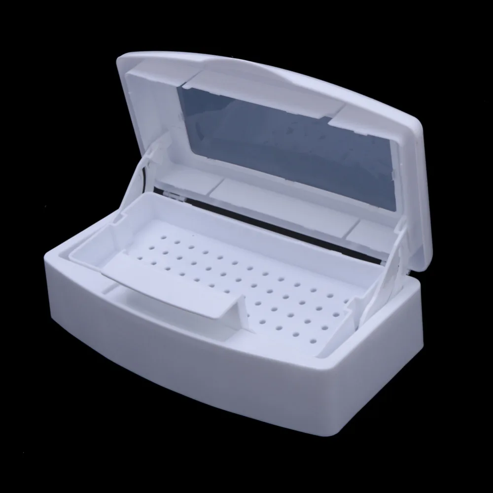 

Pro Nail Sterilizer Disinfection Box Nail Art Nipper Tweezers Disinfecting Cleaner Sanitizer Nail Manicure Equipment Tools