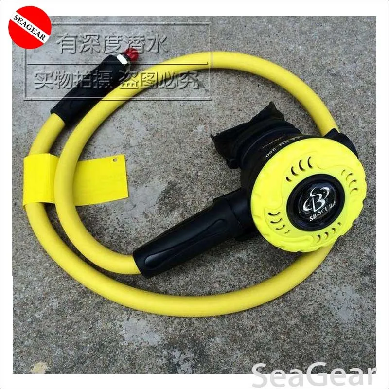 

SCUBA diving regulator 2nd stage breath with 90cm hose and silicone mouthpiece