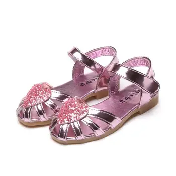 

Children girls sandals feet Summer 2019 Kids Girls Wedding Shoes Dress Party Shoes For toddler Girls Leather princess sandals
